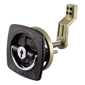 Perko Black Flush Lock 2.5" X 2.5" W/ Offset Cam Bar & 0931DP1BLK